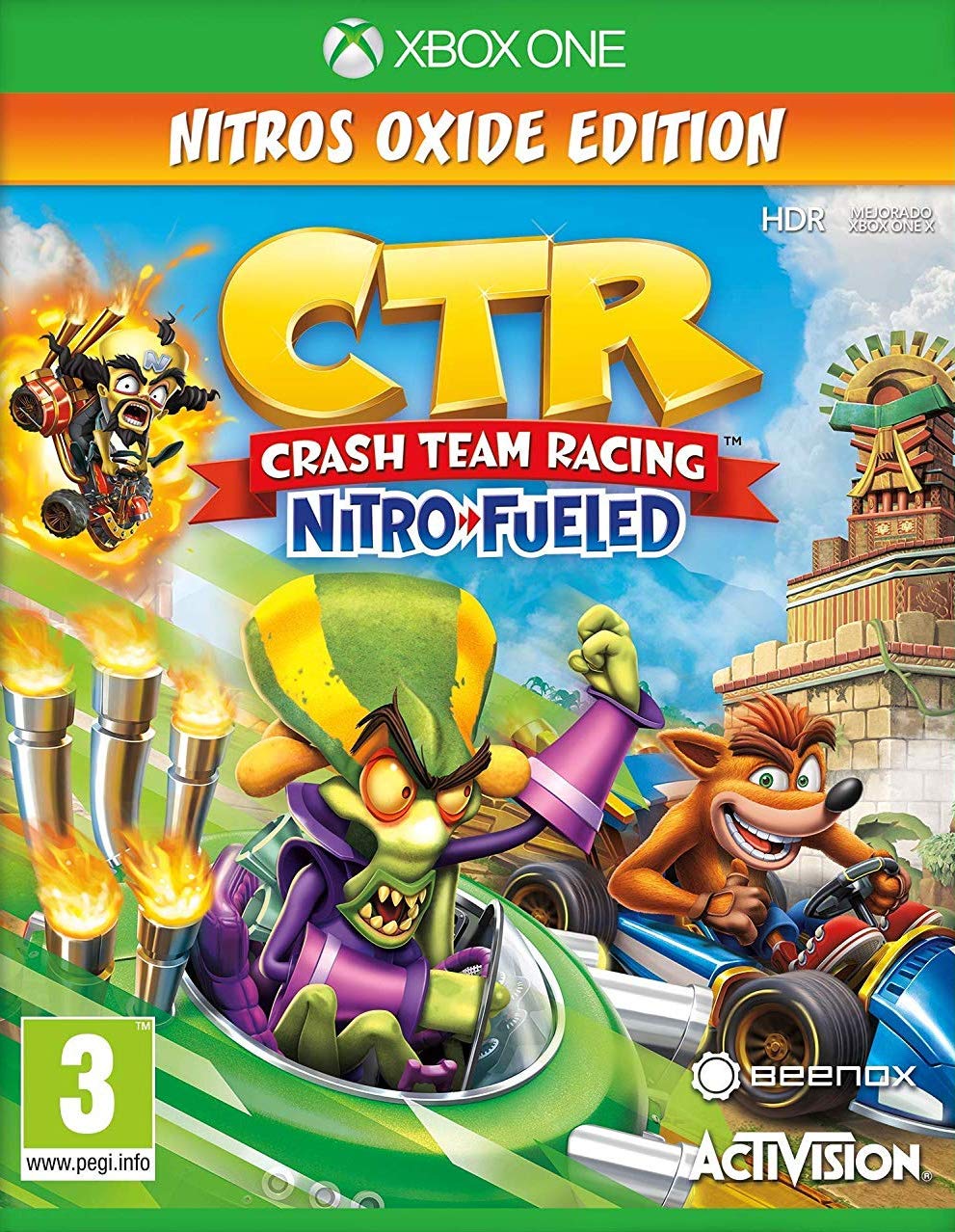 Crash Team Racing Nitro Fueled PS4 PAL ESP - Nuevo - Edición Nitros Oxide Crash Team Racing Nitro Fueled PS4 PAL ESP - Nuevo - Edición Nitros Oxide